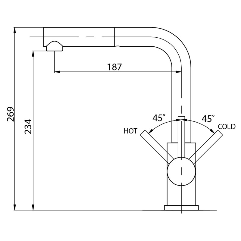 Kuhinjska armatura Modus 2383