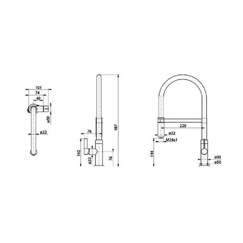Kuhinjska armatura Colos 7003