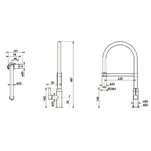 Kuhinjska armatura Colos 7003