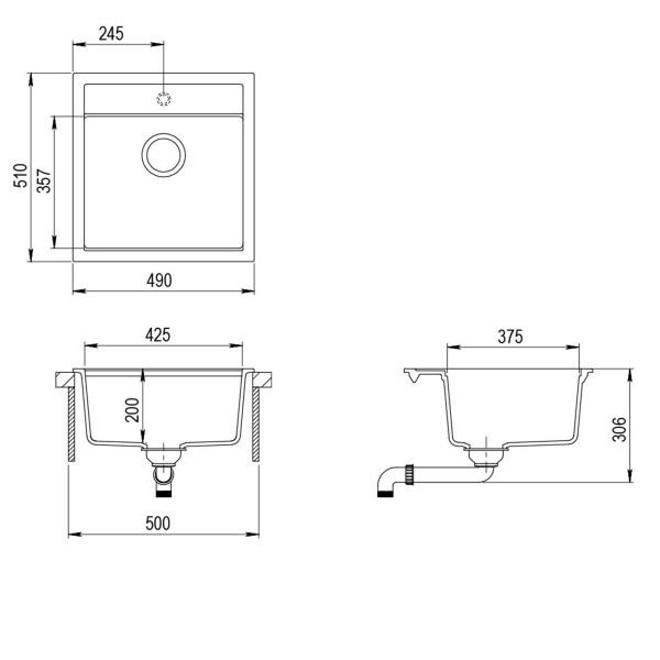 Aquasanita SET TESA100F