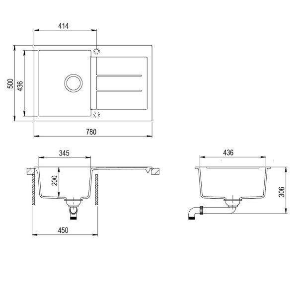 Aquasanita SET TESA101F